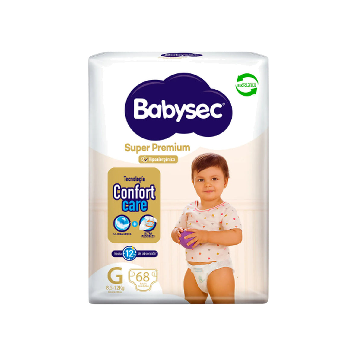BABYSEC PREMIUN PAÑAL NIÑO G X 68