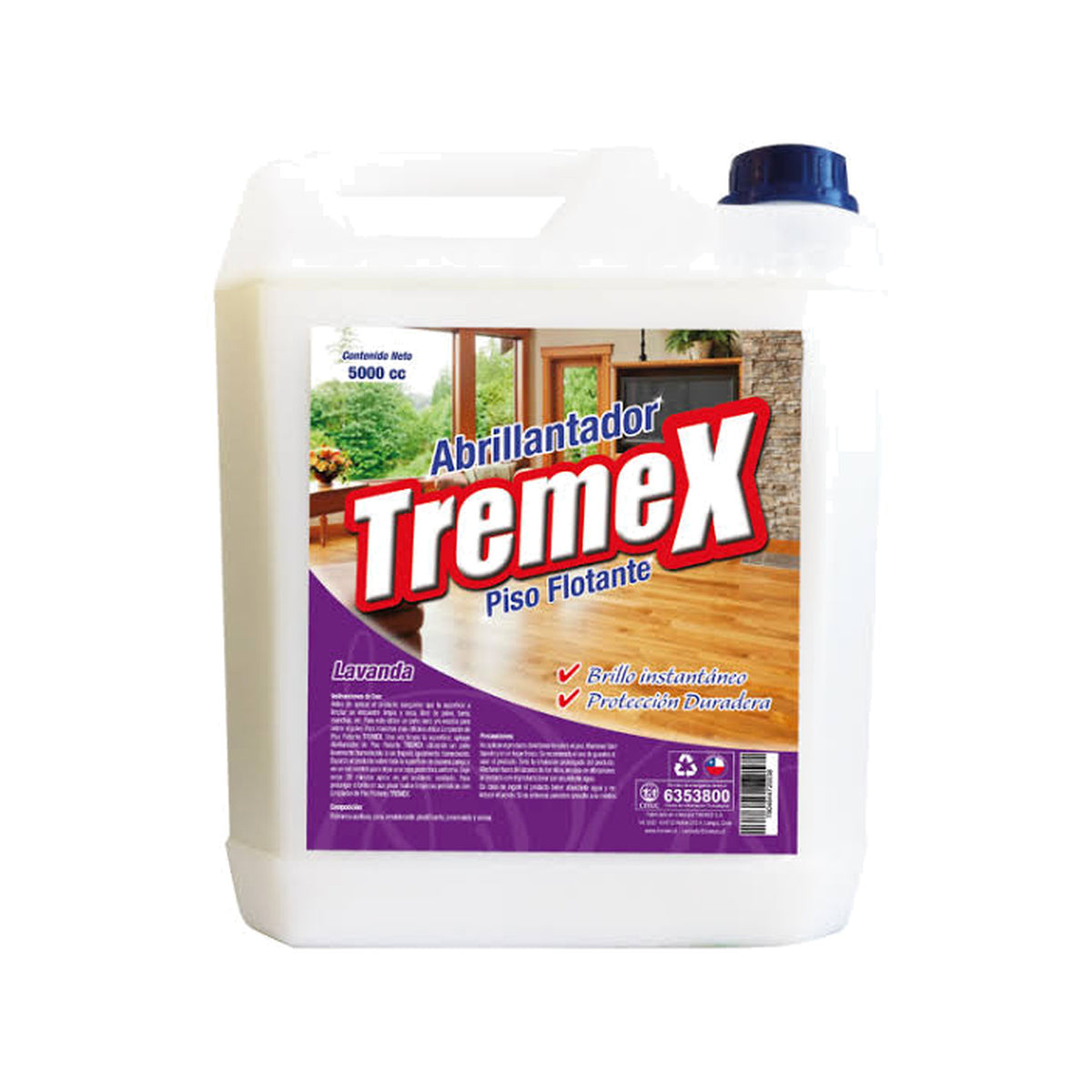 TREMEX ABRILLANTADOR PISO FLOTANTE 5 LT