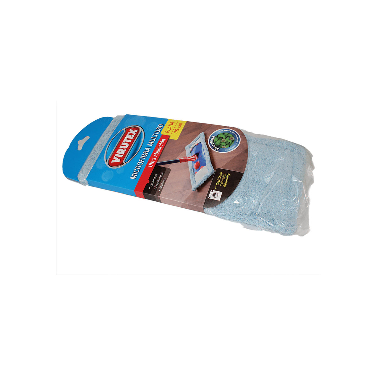 VIRUTEX MOPA MICROFIBRA PLANA 35CM