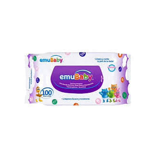 EMUBABY TOALLAS HUMEDAS 100UNID