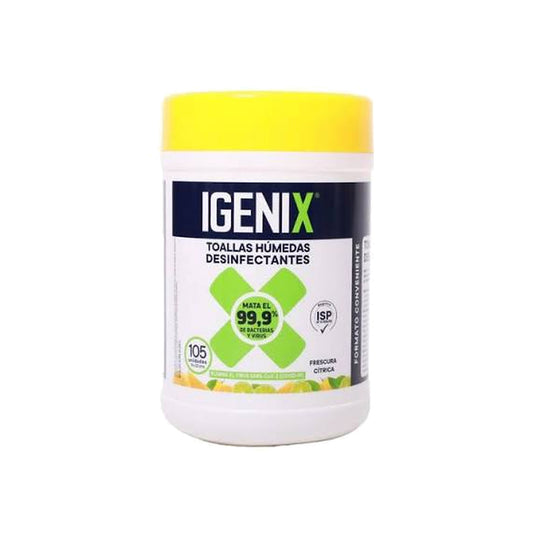 IGENIX TOALLA HUMEDAS DESINFECTANTE 105 UNID