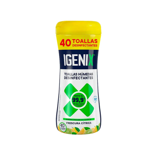 IGENIX TOALLA HUMEDAS DESINFECTANTE 40 UNID