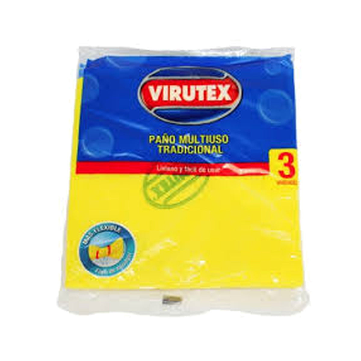 VIRUTEX PAÑO MULTIUSO AMARILLO  UNIDAD